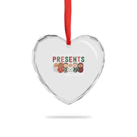 Funny Xmas Labor And Delivery Nurse Heart Crystal Glass Ornament We Wrap The Cutest Presents L&D Nurse - Wonder Print Shop