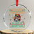 Funny Xmas Mexico Beer Crystal Glass Ornament Si Ya Saben Como Me Pongo Pa'que Me Invitan Santa Drunk - Wonder Print Shop