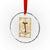Funny Xmas Movie Crystal Glass Ornament Fragile Leg Lamp - Wonder Print Shop