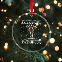 Funny Xmas Movie Crystal Glass Ornament It's A Major Award Leg Lamp Ugly Gift TS10