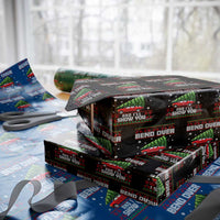 Funny Xmas Movie Wrapping Paper Roll Bend Over And I'll Show You Merry Xmas Tree Ugly Sweater