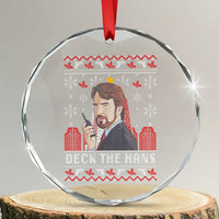 Funny Xmas Nakatomi Plaza Crystal Glass Ornament Deck The Hans TS11