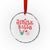 Funny Xmas Pickleball Crystal Glass Ornament Jingle Balls Reindeer Santa Hat Ball - Wonder Print Shop