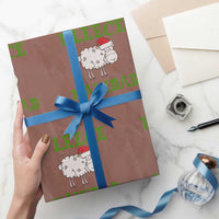 Funny Xmas Sheep Wrapping Paper Roll Fleece Navidad Feliz Festive Xmas