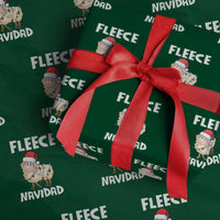 Funny Xmas Sheep Wrapping Paper Roll Fleece Navidad Merry Feliz Spanish
