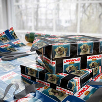 Funny Yellow Lab Jowls Wrapping Paper Roll Labrador Retriever Lover Gift - Wonder Print Shop