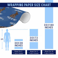 Funny You Want A Piece Of Me Wrapping Paper Roll Chocolate Easter Bunny