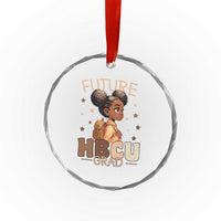 Future HBCU Grad Black Girl Crystal Glass Ornament College Bound Pride Black Excellence Supporters