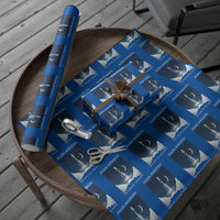 Future Lunar Mission 2026 Wrapping Paper Roll Rocket Launch Lunar Orbit Space Exploration