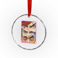 Futuristic Legends Anime Eyes Crystal Glass Ornament Gift For League Gamer Fans - Wonder Print Shop