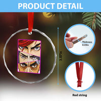 Futuristic Legends Anime Eyes Crystal Glass Ornament Gift For League Gamer Fans - Wonder Print Shop