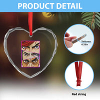 Futuristic Legends Anime Eyes Heart Crystal Glass Ornament Gift For League Gamer Fans - Wonder Print Shop