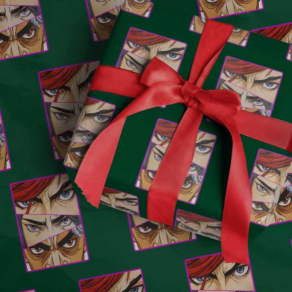 Futuristic Legends Anime Eyes Wrapping Paper Roll Gift For League Gamer Fans - Wonder Print Shop