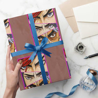 Futuristic Legends Anime Eyes Wrapping Paper Roll Gift For League Gamer Fans - Wonder Print Shop