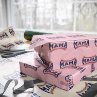 Game Day Baseball Mama Wrapping Paper Roll Proud Mom Gift