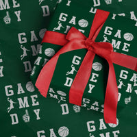 Game Day Basketball Wrapping Paper Roll Basketball Mom Sports Fan - Wonder Print Shop