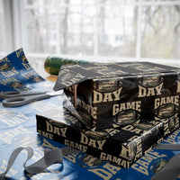 Game Day Football Wrapping Paper Roll Funny Sunday Retro Camo Camouflage - Wonder Print Shop
