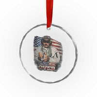Game Over Maduro Dictator Crystal Glass Ornament Political Justice American Flag Politics Satire - Wonder Print Shop