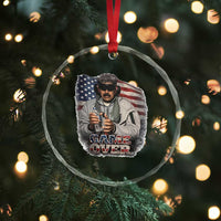 Game Over Maduro Dictator Crystal Glass Ornament Political Justice American Flag Politics Satire - Wonder Print Shop