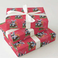Gamer Rabbit Wrapping Paper Roll Cute Bunny Gaming Eggs Video Games Easter Pixel Garden