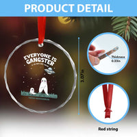 Gangster Til The Pants Start Walkin Nightcrawler Crystal Glass Ornament Funny Cryptid Hunter - Wonder Print Shop