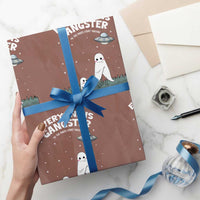 Gangster Til The Pants Start Walkin Nightcrawler Wrapping Paper Roll Funny Cryptid Hunter - Wonder Print Shop
