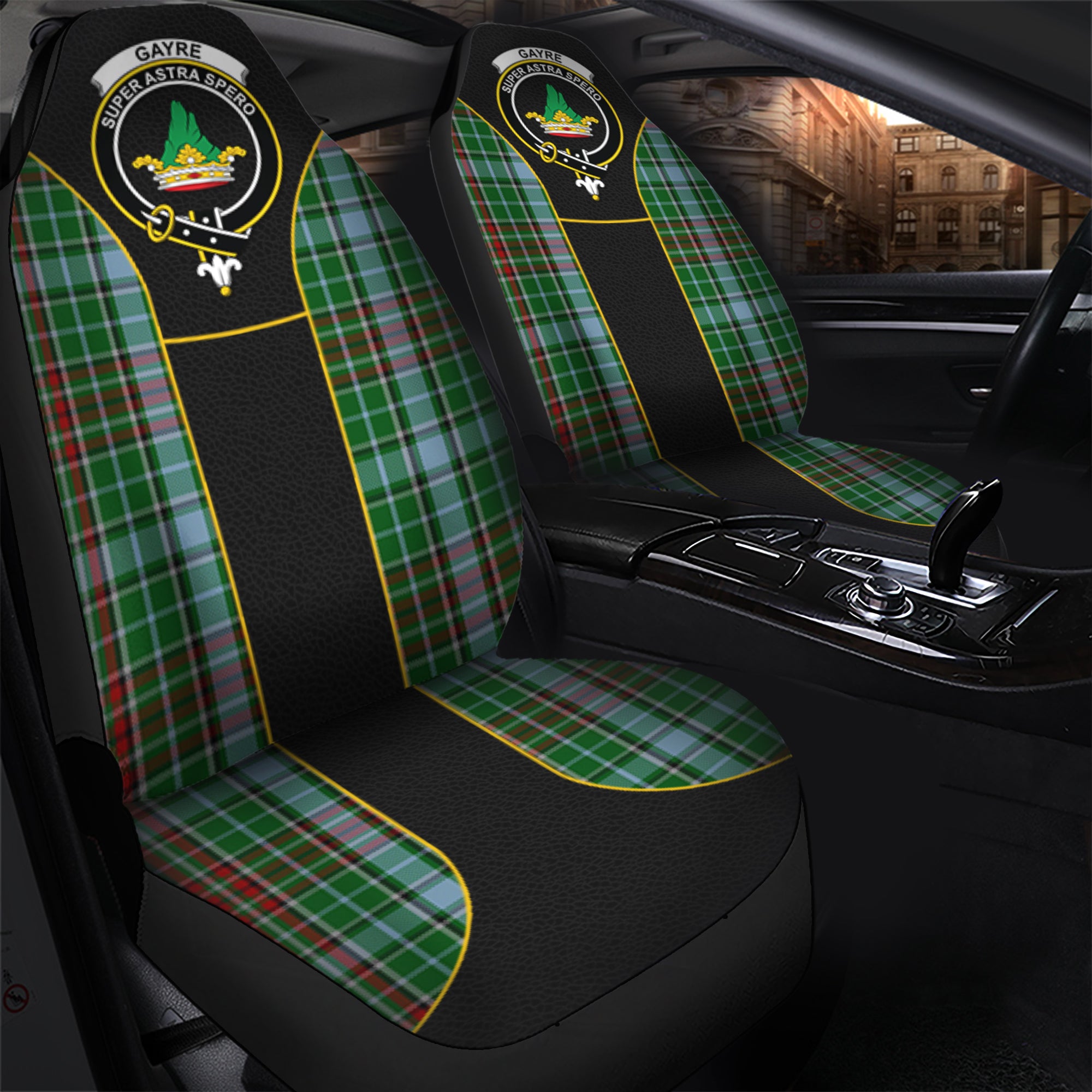 scottish-gayre-tartan-crest-car-seat-cover-special-style