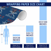 Gen X The Badasss Generation Wrapping Paper Roll Before All You Sissie were Born Skull Rock Hand - Wonder Print Shop
