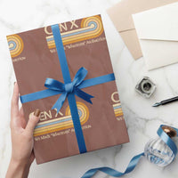 Gen X We Made Whatever An Emotion Wrapping Paper Roll Vintage Retro 70s Rainbow Graphic