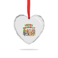Gen Z Italian Merry Brainrot Christmas Heart Crystal Glass Ornament Meme Holiday Gift - Wonder Print Shop