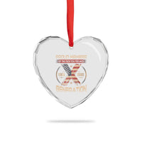Generation X Heart Crystal Glass Ornament Proud Member Of The F Your Feelings Gen X 1965 1981 Retro American Flag - Wonder Print Shop
