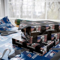 George Washington 1788 Wrapping Paper Roll Funny 4th of July Retro President Campaign USA Flag - Wonder Print Shop