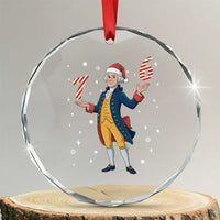 George Washington 67 Meme Crystal Glass Ornament Funny Christmas Gift - Wonder Print Shop