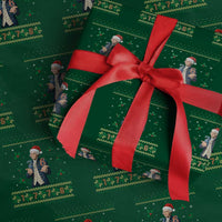 George Washington 67 Meme Wrapping Paper Roll Funny Xmas Ugly Sweater Gift - Wonder Print Shop
