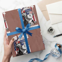 George Washington Founding Father Wrapping Paper Roll 250 Years Of Freedom