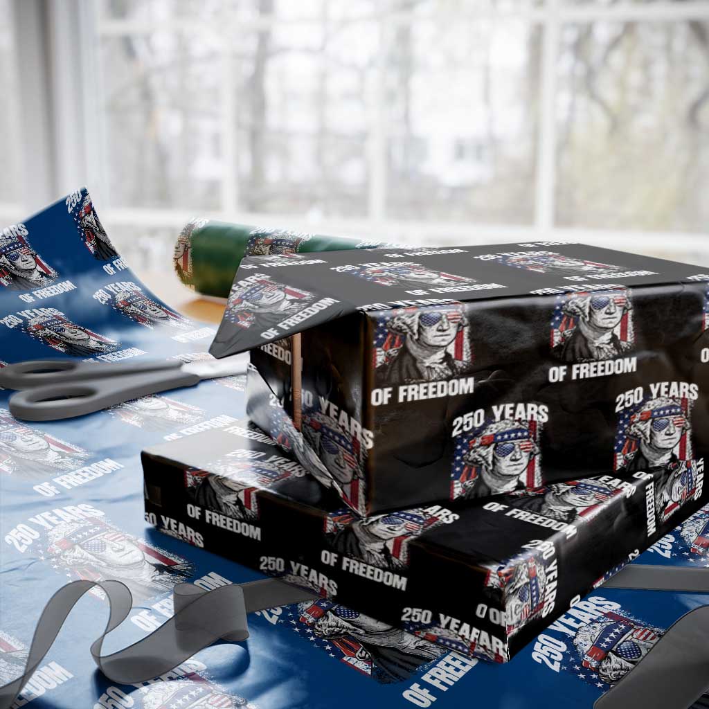 George Washington Founding Father Wrapping Paper Roll 250 Years Of Freedom
