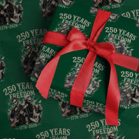 George Washington Lincoln Playing Guitar USA 250th Anniversary Wrapping Paper Roll 250 Years Of Freedom 1776 2026