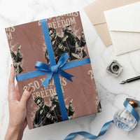 George Washington Lincoln Playing Guitar USA 250th Anniversary Wrapping Paper Roll 250 Years Of Freedom 1776 2026