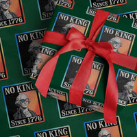 George Washington No Kings Since 1776 Wrapping Paper Roll Funny Political Meme Gift - Wonder Print Shop