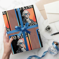 George Washington No Kings Since 1776 Wrapping Paper Roll Funny Political Meme Gift - Wonder Print Shop