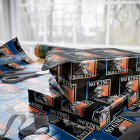 George Washington No Kings Since 1776 Wrapping Paper Roll Funny Political Meme Gift - Wonder Print Shop