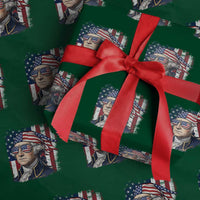 George Washington Patriotic Wrapping Paper Roll USA 250th Anniversary