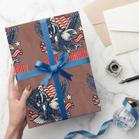 George Washington Rides Bald Eagle Wrapping Paper Roll You Free Tonight Patriotic 4th of July - Wonder Print Shop