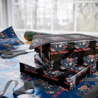 George Washington Rides Bald Eagle Wrapping Paper Roll You Free Tonight Patriotic 4th of July - Wonder Print Shop