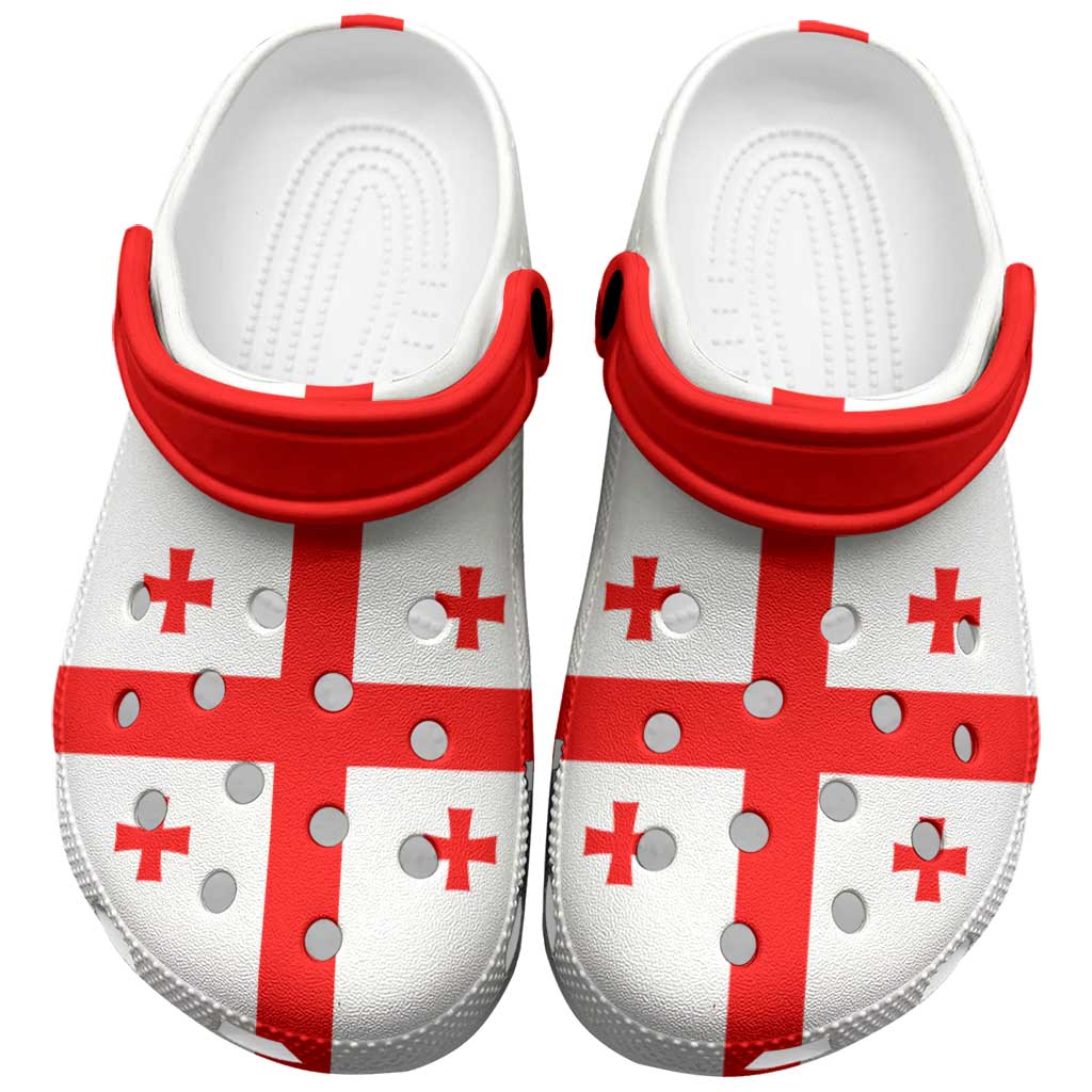 Georgia Clogs Shoes Flag Color Inspiration - Wonder Print Shop