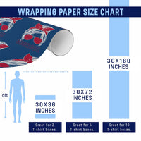 Georgia Lovers Wrapping Paper Roll Bulldogs Game Day Messy Bun - Wonder Print Shop