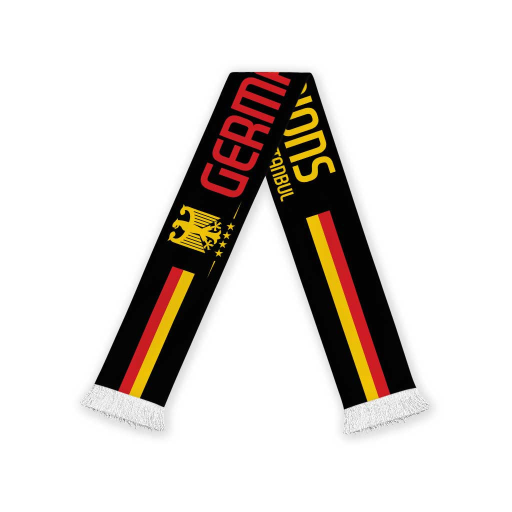 German European Football Champions Soccer Scarf May 20 Final Night Istanbul