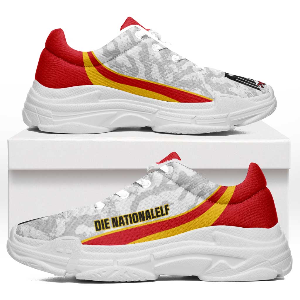 Germany 2026 Football Chunky Sneakers Go Die Nationalelf Grunge Curve Stylized - Wonder Print Shop