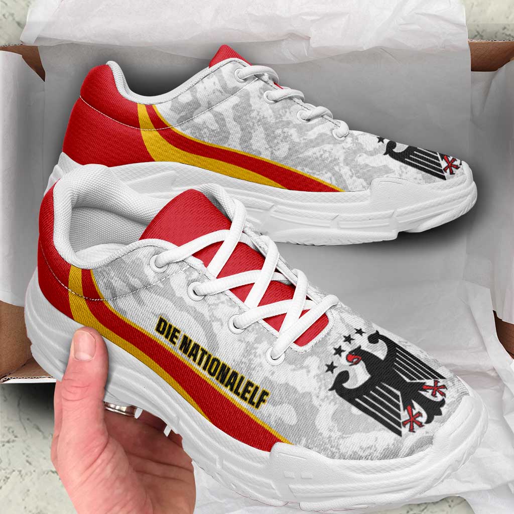 Germany 2026 Football Chunky Sneakers Go Die Nationalelf Grunge Curve Stylized - Wonder Print Shop