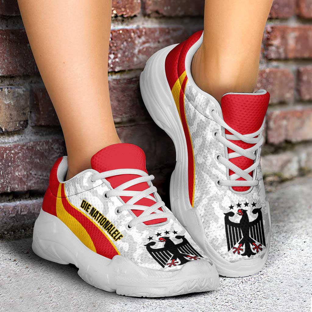 Germany 2026 Football Chunky Sneakers Go Die Nationalelf Grunge Curve Stylized - Wonder Print Shop